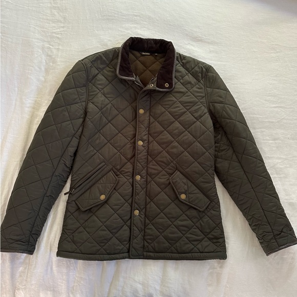 NWOT Barbour Powell Quilted Jacket in Sage Green - Picture 5 of 14